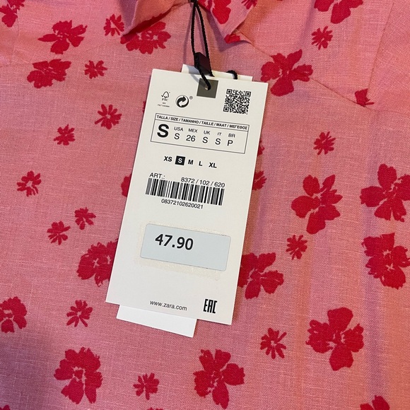 Pink Floral Ruffle Dress - Picture 5 of 5